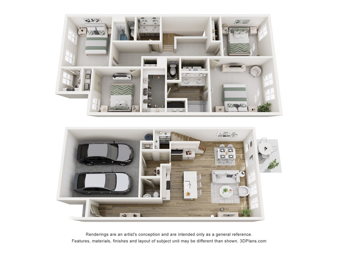 Plano de planta - The Towns at Braselton