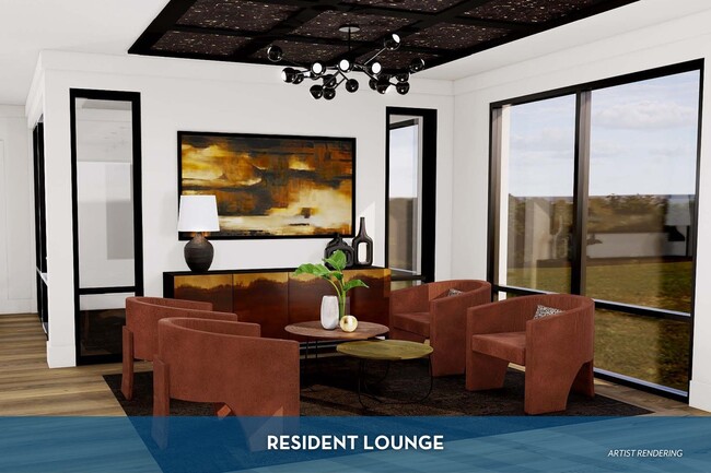 Resident Lounge - Flatiron Flats Apartment Homes