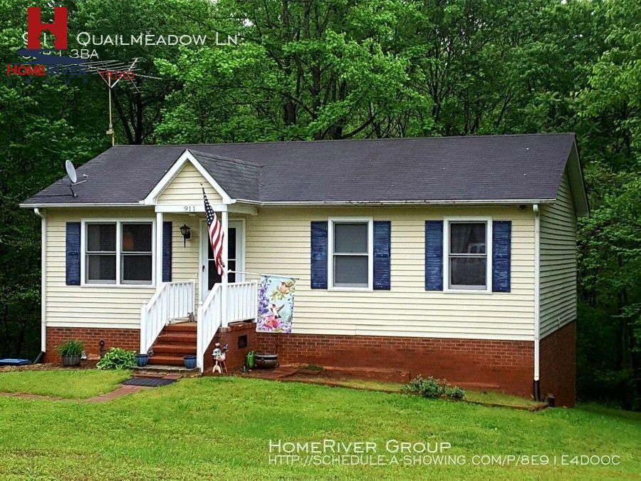 911 Quailmeadow Ln. House for Rent in Colfax, NC