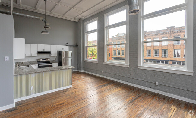 1BR, 1BA - 1,215SF - Fix Play Lofts