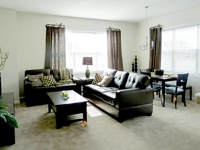 Living Area - Station at Bucks County