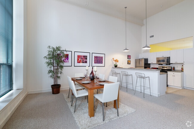2BR, 2BA - 1,954SF - Dining Room - Loft Two Seven