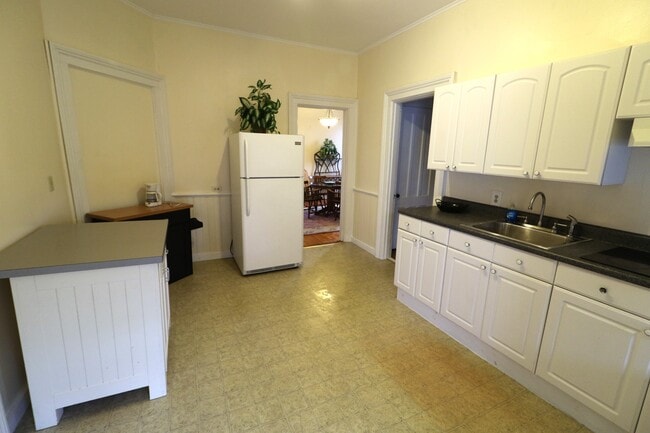 Large kitchen with mobile island or can be eat-in kitchen. - 13 Main St