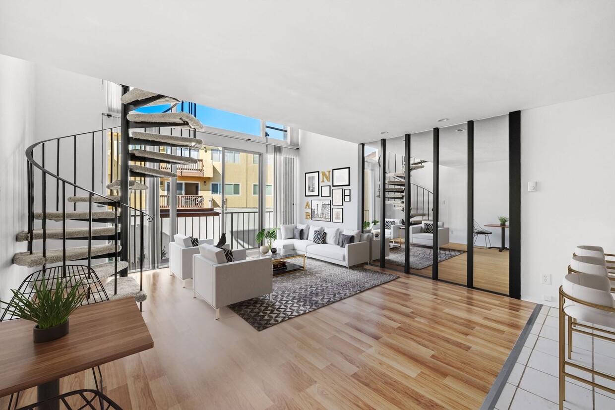 Primary Photo - Modern Loft-Style Condo with Floor to Ceil...