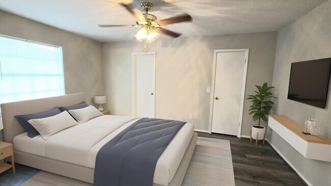 Dormitorio preparado - French Quarter Apartments