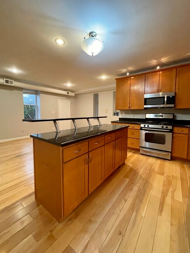 Living Room and Kitchen - 1647 W North Ave