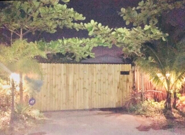 Front gate - 250 NE 13th St