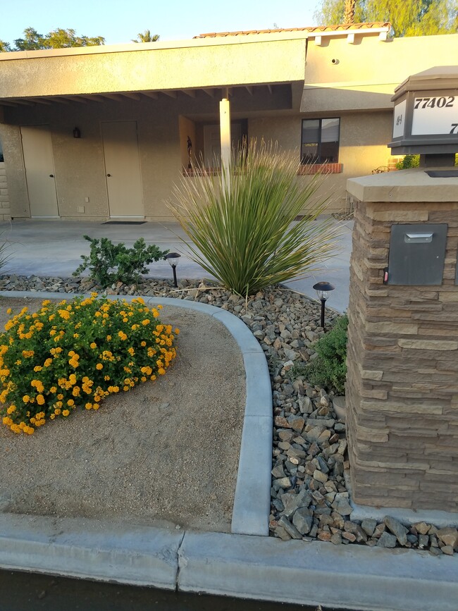 Front entrance, carport - 77402 Preston Trl
