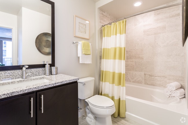 STUDIO - 618SF S4 - BATHROOM - Victory Place Apartments