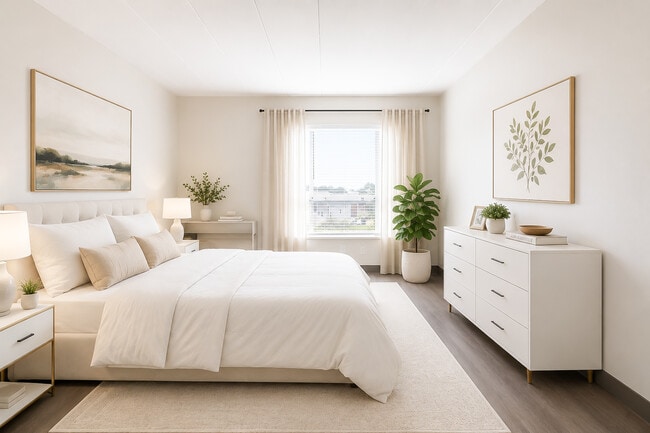 Cozy bedrooms at Guild House - Guild House West 62+ Senior Apartments
