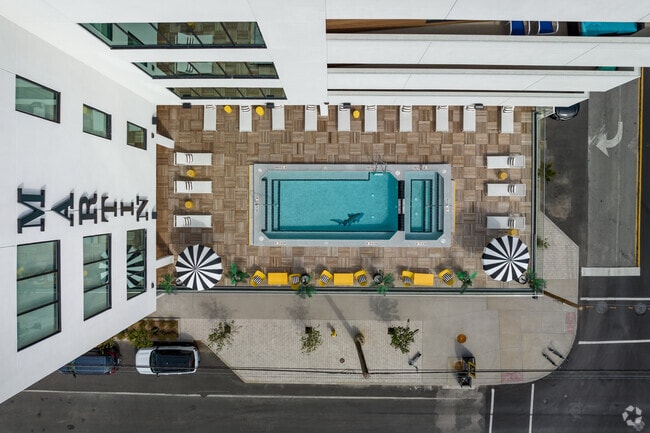 Aerial Photo - Martin on Main Apartments