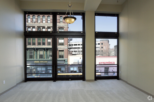 living room - 24 Merrimack Street Apartments