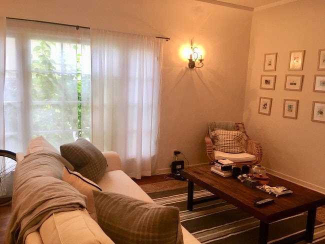 Living Room Overlooking Patio French Windows - 1231 9th St
