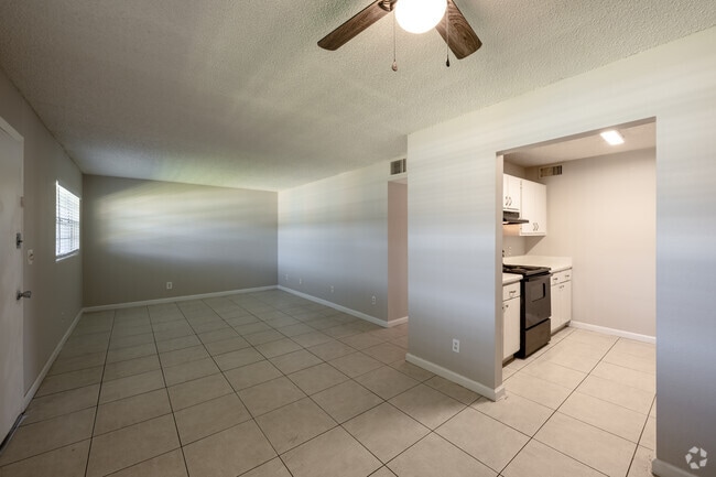 2BR, 1BA - 900SF - B1 - Dining Area and Living Room - The Element at 464