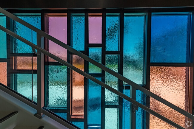 Lobby Staircase - Marina Club Apartment homes