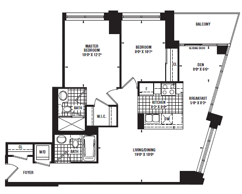 2BR/2BA - London Condos