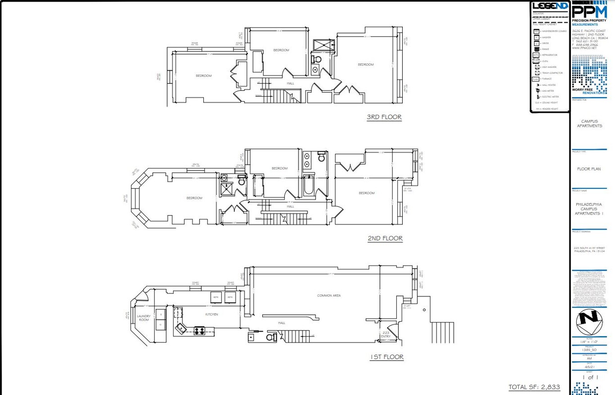 Plano de planta - 223 S 41st St