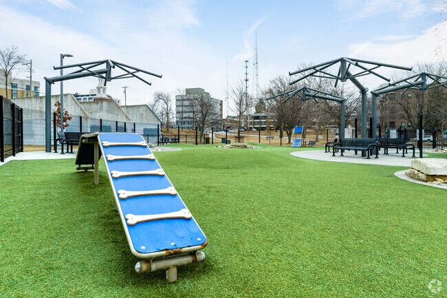 Dewey Dog Park is one of the best dog parks in Omaha.