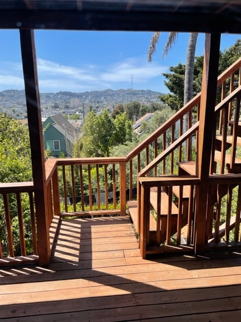 Upper Level Deck Off Bedroom & Kitchen - 1372 Rhode Island St