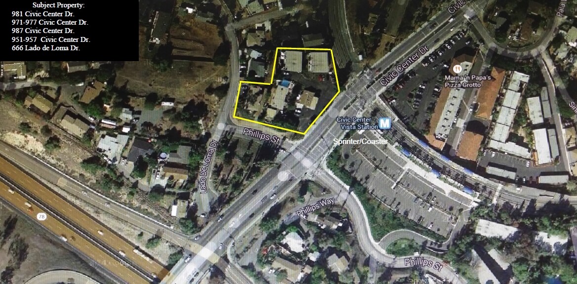 Aerial Photo - 951-971 Escondido Ave