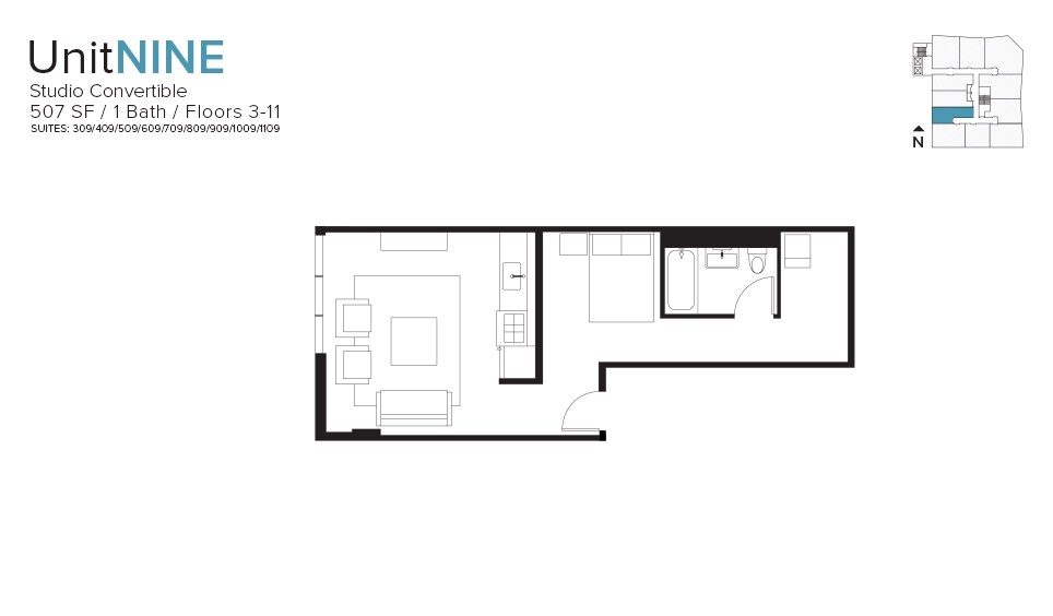 Apartamento 9 - 1611 W Division