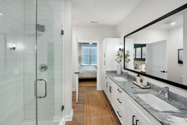 Model Bathroom - Double Vanity - Town Triangle Crossing