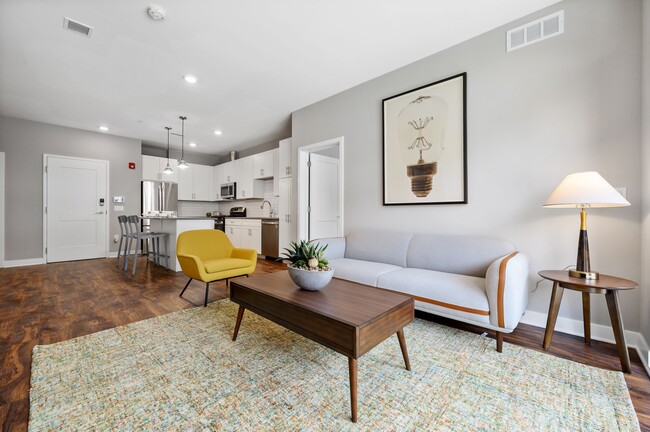 Living Area at Claremont on the Square Phase 2 - Claremont on the Square Apartments