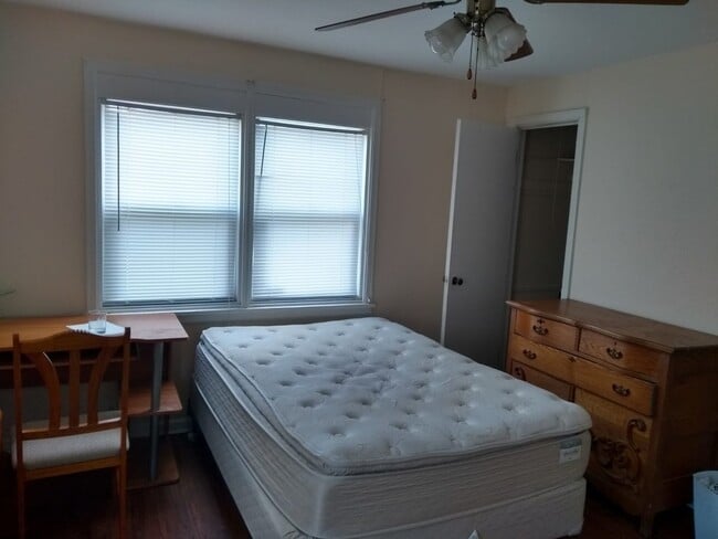 1st Floor Bedroom #1 back window view (missing photo of 1st Floor Bedroom #2 but similar size with closet) - 137 East Pendle Street