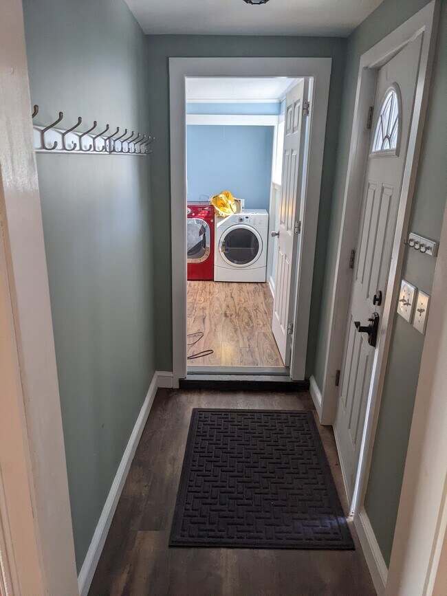 Back hall toward laundry room - 112 4th St