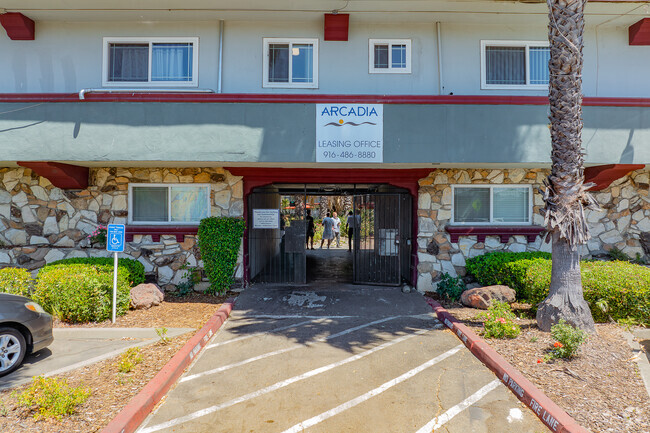 Entrance - Arcadia Apartments