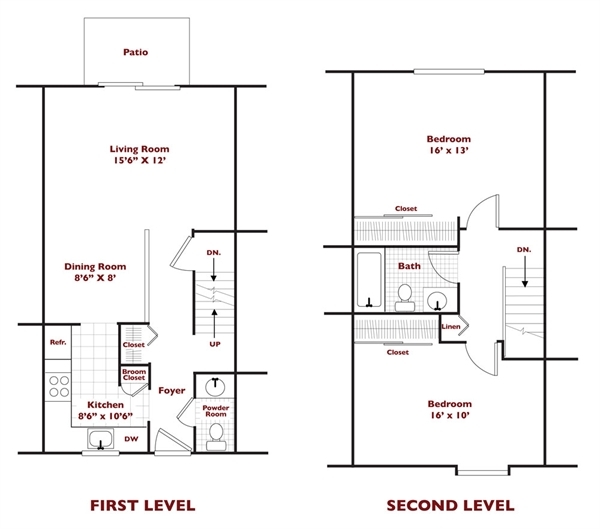 2BR/1.5BA - Charring Square