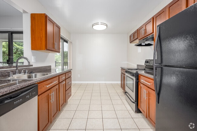 1HAB, 1BA - 804 ft² - Cocina - Ashley Apartments