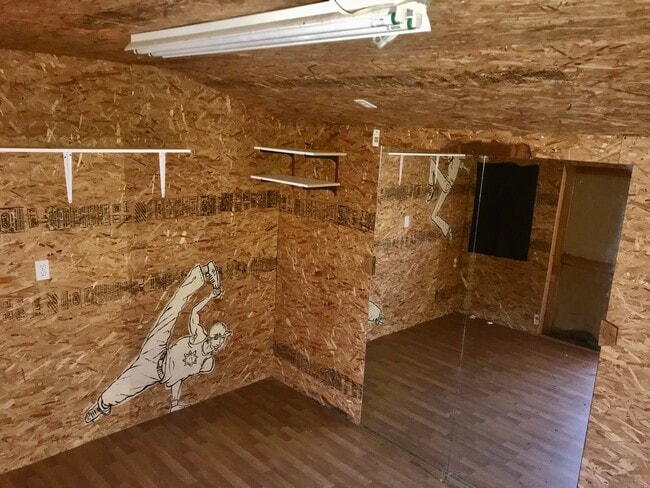 Inside of shed, possible art studio, office or small shop - 3914 NE 99th St B