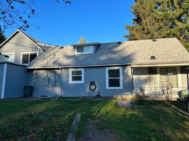 This is the side of the duplex that is available - 17710 SE Cook St