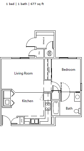 1br 1ba - Orchard Village