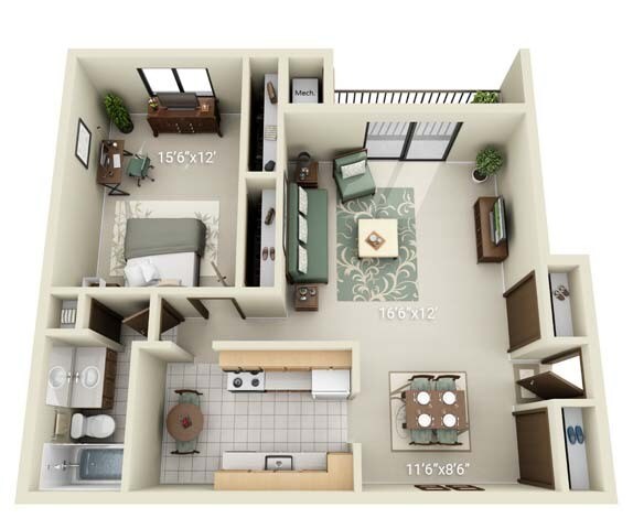 Liberty Hill Apartments – A1