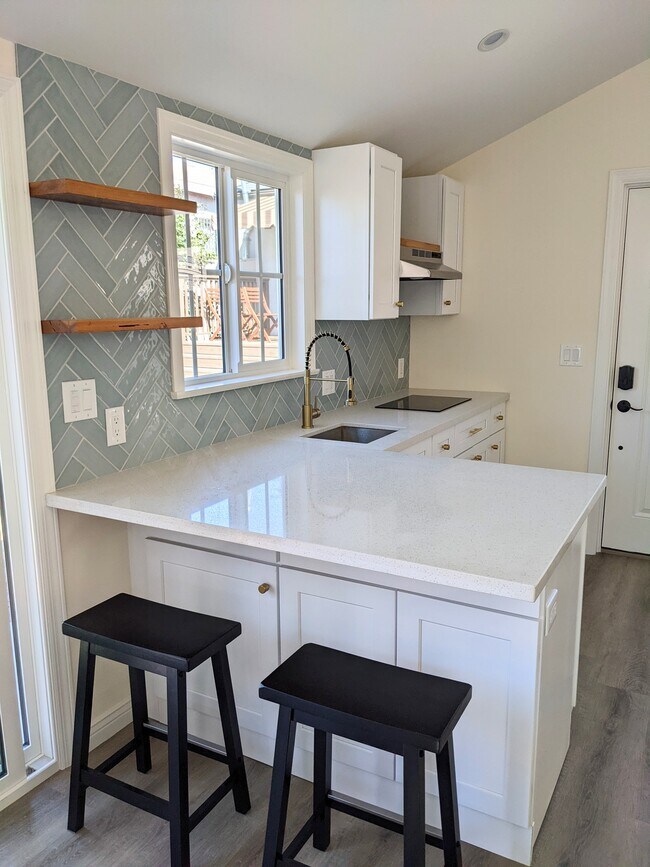 Kitchen Space - Induction stovetop - 3721 Lowell Ave