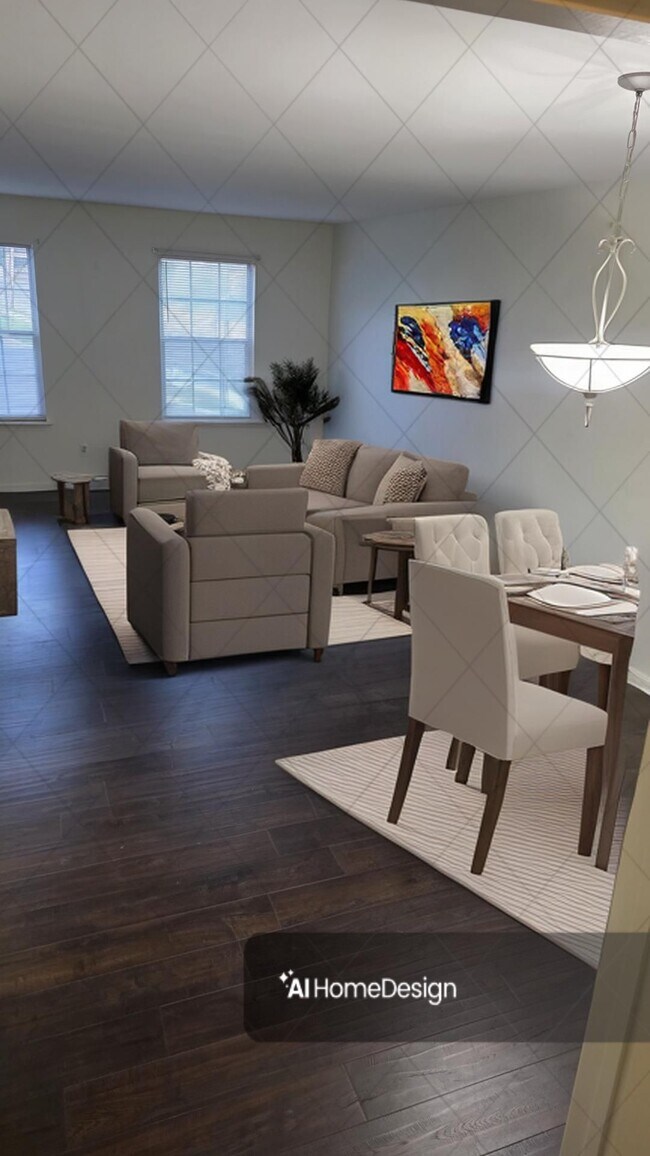 Comedor con vista a la sala de estar - 44 S Lansdowne Ave