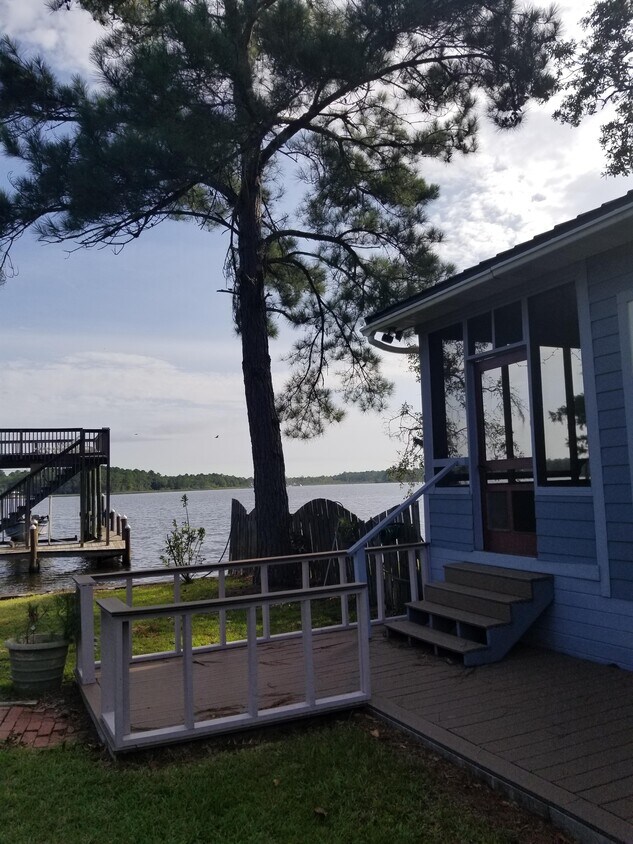 View from screened porch - 514 Holly Point Rd