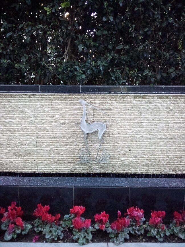 Outside Waterfall entry - 7250 Franklin Ave