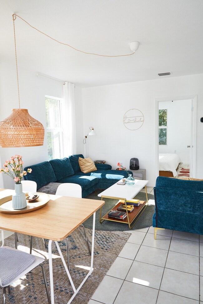 Living room: view from the entrance - 6873 NW 2nd Ave