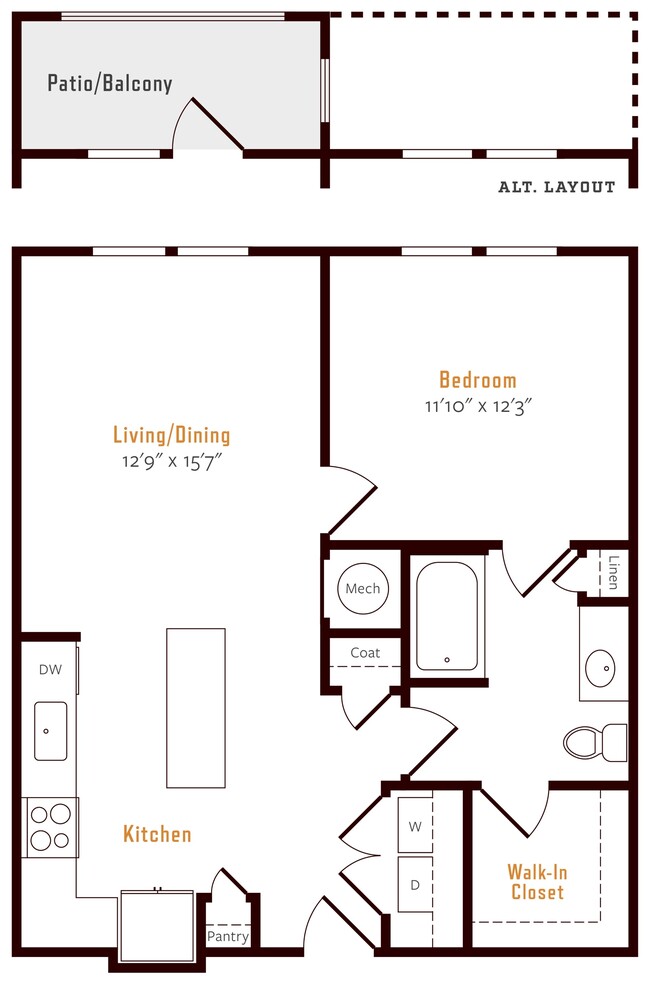 Floorplan - Alexan Pena Station