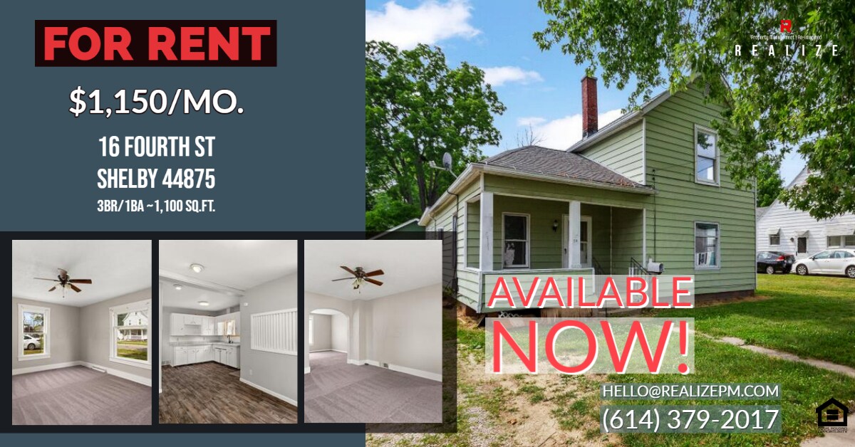 16 4th St, Shelby, OH 44875 House Rental in Shelby, OH
