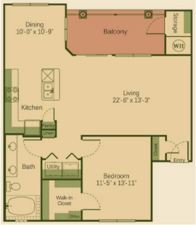 Interior Photo - Muir Lake