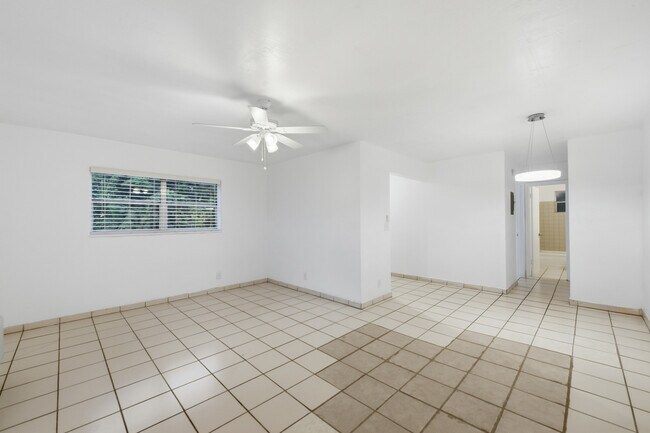 Living room/ Dining area - Edge Apartments