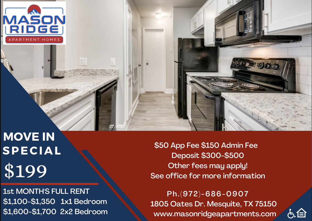 Mason Ridge Apartment Homes 1805 Oates Dr Mesquite, TX Apartments