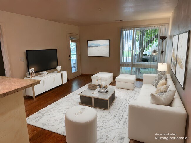 Staged Living Room - 5201 S Fox St