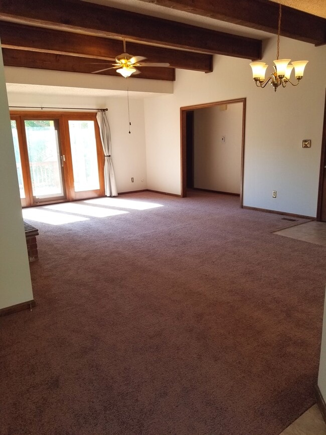 Main Living Room - view from front door - 3023 University Dr