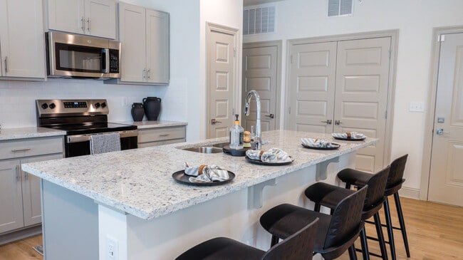 The Opal: 1BR, 1BA- Kitchen - The Waters at Bluebonnet
