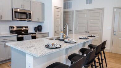 The Opal: 1BR, 1BA- Kitchen - The Waters at Bluebonnet